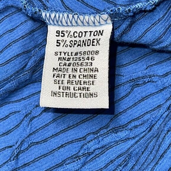 *Host Pick*NWT Habitat H58008 Cotton Swing Short Sleeve Top Womens Sz S/M - Picture 10 of 10